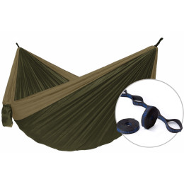 Hamac Hamaka.eu Camping single + Slap Strap maro