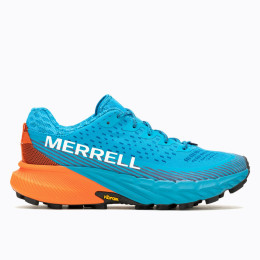 Încălțăminte de alergat pentru femei Merrell Agility Peak 5 albastru tahoe/tangerine