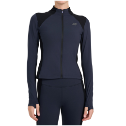 Hanorac funcțional de damă 4F Sweatshirt Fnk F0917 negru Deep Black
