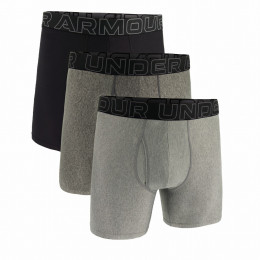 Boxeri bărbați Under Armour Perf Tech 6in gri/negru