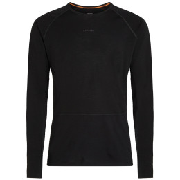 Tricou funcțional bărbați Icebreaker Men Merino 200 ZoneKnit LS Crewe negru Black