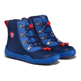 Încălțăminte de iarnă copii Affenzahn Winter Boot Vegan Discovy Whale albastru închis Whale