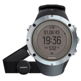 Ceas Suunto Ambit3 Peak Sapphire (HR) argintiu Sapphire