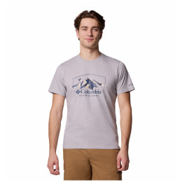 Tricou bărbați Columbia Path Lake™ Graphic Tee II gri/albastru Columbia Grey Hthr, Brush With Nature