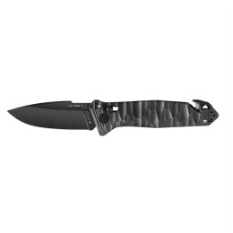 Briceag TB OUTDOOR Cac S200 French Army Knife Textured Pa6 Smooth negru