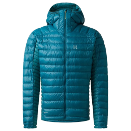 Geacă bărbați Haglöfs L.I.M Down Hood II albastru deschis Deep Teal/Mountain Teal