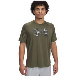 Tricou bărbați Under Armour M Tech Print Fill SS verde Marine OD Green / / Black