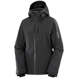Geacă femei Salomon Highland Jacket W negru DEEP BLACK