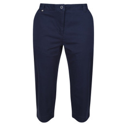 Pantaloni 3/4 femei Regatta Mayaan Capri albastru închis