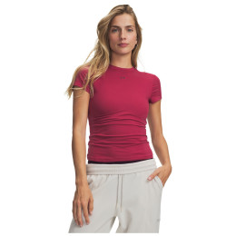 Tricou femei Under Armour Motion Fitted SS vișiniu