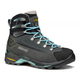 Încălțăminte de trekking femei Asolo Finder PRO GV gri/albastru GRAPHITE / GUNMETAL / POOL SIDE