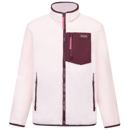 Hanorac funcțional copii Regatta Junior Frankie Warm Fleece Pink Haze/Fig roz deschis Pink Haze/Fig