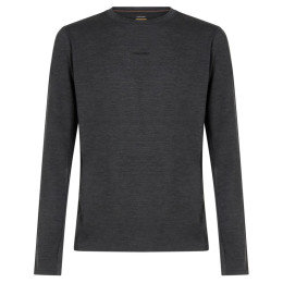 Tricou funcțional bărbați Icebreaker Men 200 MerinoFine Ace LS Crewe gri Jet Hthr-011