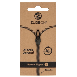 Glisor fermoar de rezervă ZlideOn Opravný jezdec pro úzké zipy - S negru black