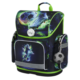 Ghiozdan clase primare Baagl Ergo verde Fotbal Hráč