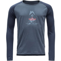 Tricou bărbați Devold Romedal Man Shirt albastru