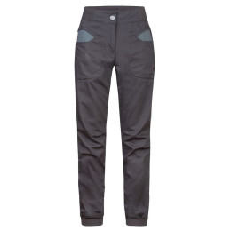 Pantaloni femei Rafiki Sierra negru/gri asphalt/gray