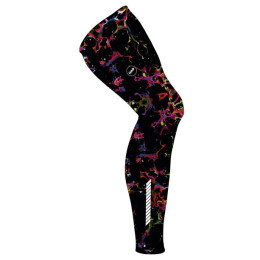 Ghetre de picioare H.A.D. Go! Legwarmer Cosmic negru/roșu cosmic