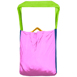 Geantă de umăr Ticket to the moon Eco Bag Large 30L roz