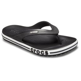 Șlapi Crocs Bayaband Flip negru/alb