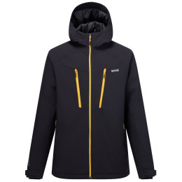 Geacă de iarnă bărbați Regatta Highton Stretch Padded Jacket negru/galben Black(Sunst)