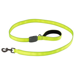 Lesă pentru câini Nite Ize LED NiteDog verde Lime/Green LED