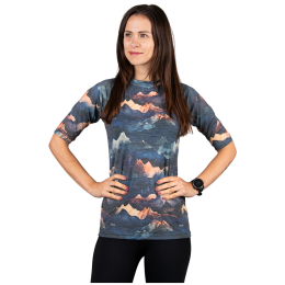 Tricou funcțional femei Drexiss All Alpine Peaks Merino Active