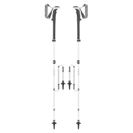 Bețe de trekking Leki Micro Vario Carbon Lady AS negru WhiteLightanthraciteSilver