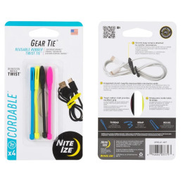 Set liant Nite Ize Gear Tie Cordable culori mix Různé barvy