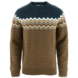 Pulover bărbați Fjällräven Övik Knit Sweater M maro Dark Oak-Navy