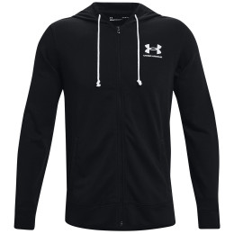 Hanorac bărbați Under Armour Rival Terry LC FZ negru