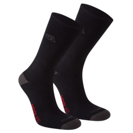 Șosete Craghoppers NosiLife Twin Pck Socks negru/gri Blk/DkLead