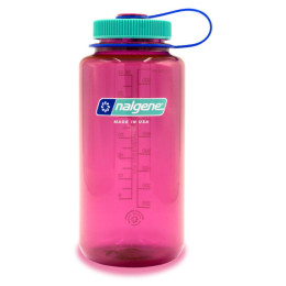 Sticlă Nalgene Wide Mouth Sustain 1l roz/verde