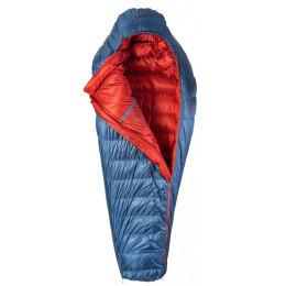 Sac de dormit de puf Patizon DPRO 890 S (156-170 cm) albastru/roșu Navy/Red