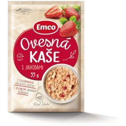 Piure Emco Terci de ovăz cu căpșuni 55 g