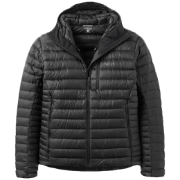 Geacă bărbați Rab Microlight Alpine Down Hoody negru