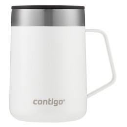 Cană termică Contigo Streeterville Desk Mug 420ml alb salt