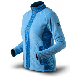 Hanorac femei Trimm Flowers albastru