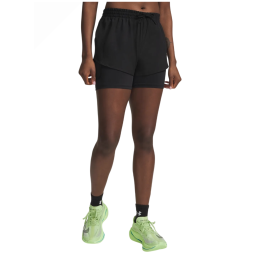 Pantaloni scurți femei Under Armour Velociti Pro 4" 2N1 Short negru Ultimate Black / / Reflective