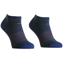 Șosete merino bărbați Ortovox Alpine Light Low Socks albastru/gri Blue Nunatak