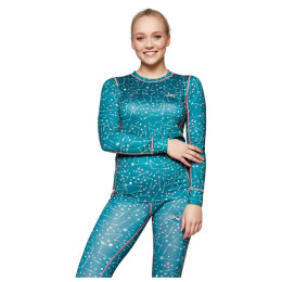 Tricou și pantaloni femei Kari Traa Sjolvsagt Set albastru Lake