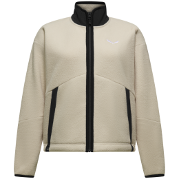 Hanorac femei Salewa Fanes Jacket Fz W alb oatmeal