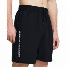 Pantaloni scurți bărbați Under Armour Woven Wdmk Shorts negru Black/White