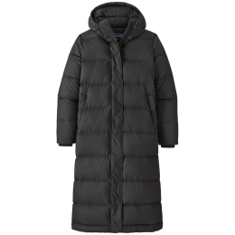 Geacă lungă de puf femei Patagonia Silent Down Long Parka negru Black