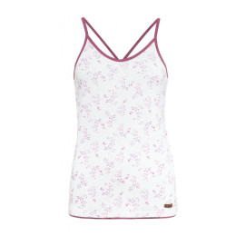 Maiou femei Chillaz Massouri Watercolor Floral alb/roșu