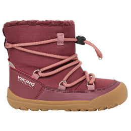 Încălțăminte de iarnă copii Viking Outdoor Footwear Birch Barefoot Warm WP Pull-on Wine