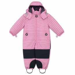 Salopetă copii DucKsday Baby-Toddler Snowsuit roz Pink/Green