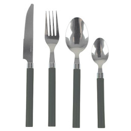Tacâm Bo-Camp Knife Set 1 Person gri închis grey