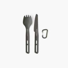 Set tacâmuri Sea to Summit Frontier UL Cutlery Set 2 Piece gri