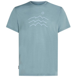 Tricou funcțional bărbați Icebreaker Merino Blend 125 Cool-Lite™ Sphere SS Tee Across the Peaks